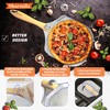 Sharmila Pizza Peel 12 Inch, Aluminum Pizza Paddle with Foldable