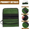 BLIRITEL Tool Roll Up Bag, Canvas Tool Organizer with 4