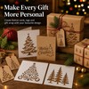 16 Christmas Stencils, 15 x 15 cm Tree and Forest
