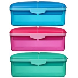 Sistema 3965 Lunch Slimline Quaddie 1.5L - Assorted Colors