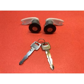 PSC 1993-1995 FORD RANGER DOOR LOCK CYLINDER PAIR NEW WITH 2 KEYS BLACK!