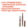 Generic (3 pcs) Nabi 3 in 1 Eye Brow Pencil,