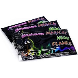 The Glowhouse Magic Neon Flames Mystical Fire Colourant (8 Pack)