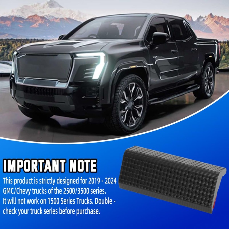 Tailgate Protector Kit for GMC Chevy Trucks-Anti-Slip Pattern