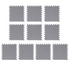 10pcs Cotton Linen Interlocking Carpet Tiles Anti Slip Floor Protection
