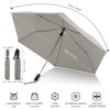 LEAGERA Automatic Umbrella -Collapsible Pocket Flat Umbrella for Travel -