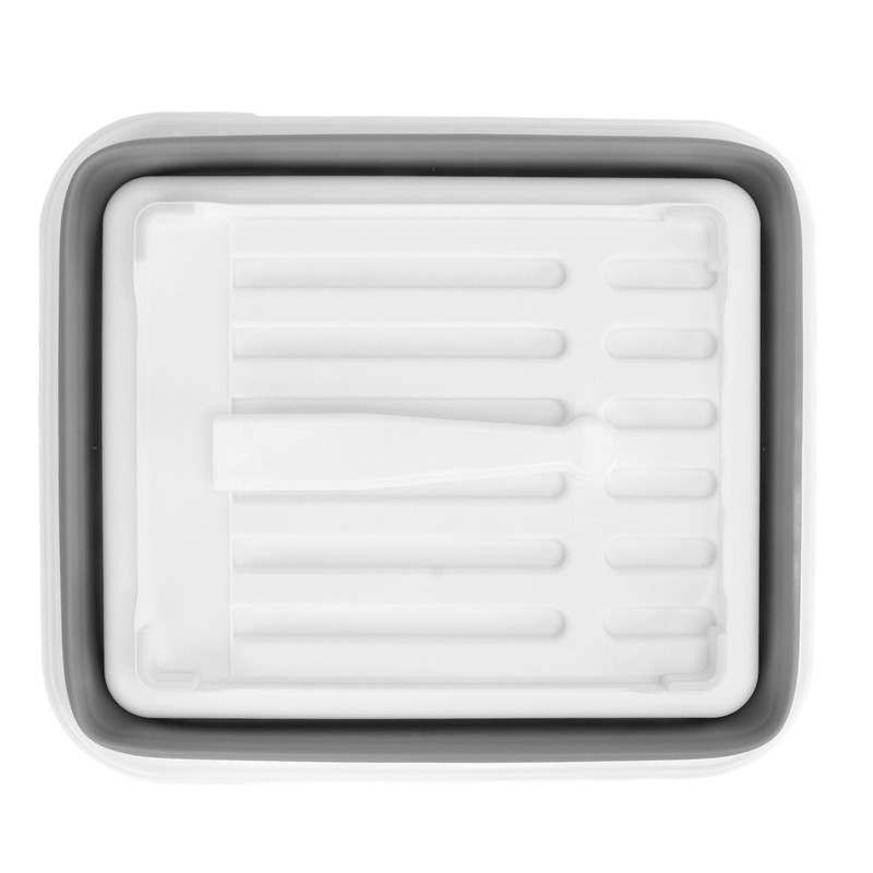 Collapsible Dish Drying Rack Space Saving Foldable Portable Dinnerware Drainer