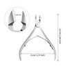 Mudder 3 Pack Silver Cuticle Trimmer Nippers Cutter Tool Stainless