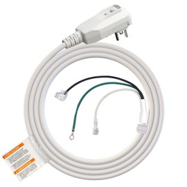 ELEGRP L22620 12AWG Gray LCDI Power Cord Plug for A/C Air Conditioner, E250451 UL Certified, 7.6FT Leakage Current Detection Interrupter Replacement, 240VAC 20Amp 4800W 60Hz NEMA 6-20P (1 Pack)