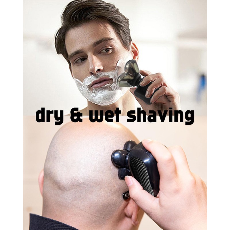 Head Shaver Replacement Heads Compatible with Bald Head Shavers for