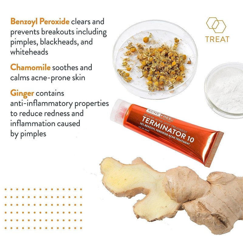 AcneFree Acne Free Terminator Spot Treatment With Benzoyl Peroxide 10%