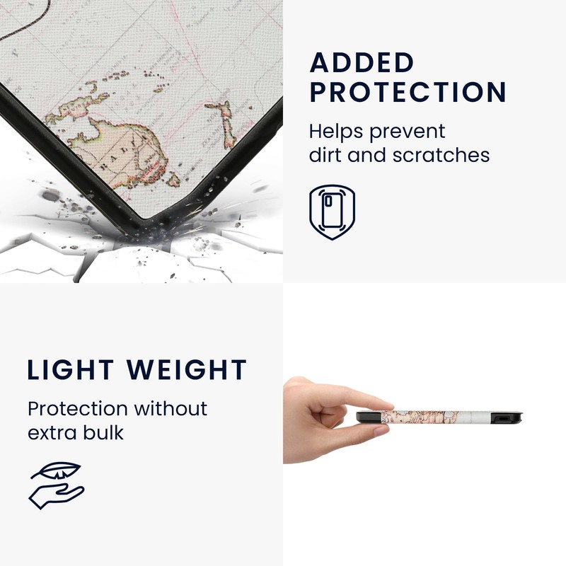 kwmobile Flip Case Compatible with Pocketbook Verse/Verse Pro/Verse Color/Vivlio Light/Light