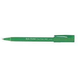 Pentel 0.8 mm Tip R50 Ball Pentel Roller Pen with Barrel - Green (1 Pen)