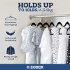 Zober Non-Slip Velvet Hangers - Suit Hangers (50-pack) Ultra Thin