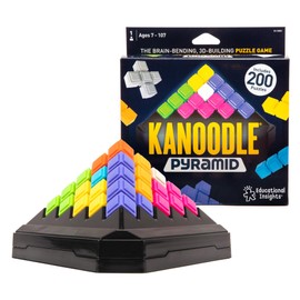 Educational Insights Educational Insights Kanoodle Pyramid, Brain Teaser Puzzle Game, Featuring 200 Challenges, Gift for Ages 7+