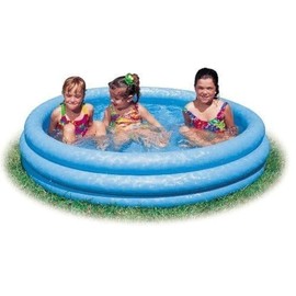 Intex - Inflatable Crystal Blue Swimming Pool (45" 10") (3 Pack)