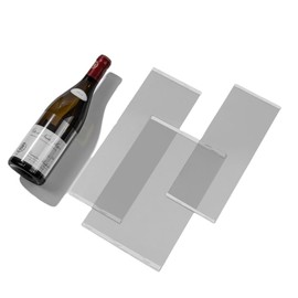 Burgundy Size Wine Label Protective Film - 50 Count General Material Protector, Clear Double Sided Sticker Protects Wine Labels - Wine Label Protector Saver Film