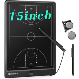 Electronic Basketball Coach Board - Premium Tactical Marker Board with Large LCD Screen and Stylus Pen, Digital Rechargeable Basketball Training Equipment for Coach and Game Plan