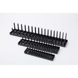 Socket Holder Set of 3 - Clear and Convenient Access - Organize and Store Socket Wrench