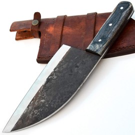PAL 2000 KNIVES CL-9831 Custom Handmade Carbon Steel 12 Inches Cleaver Chopper Edc Serbian chef knife