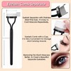 11-Piece Eyelash Grooming Kit for Eye Makeup – Stainless Steel