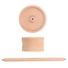 ANKROYU Wood Headphone Stand Solid Beech Wood Headphone Holder Ergonomic
