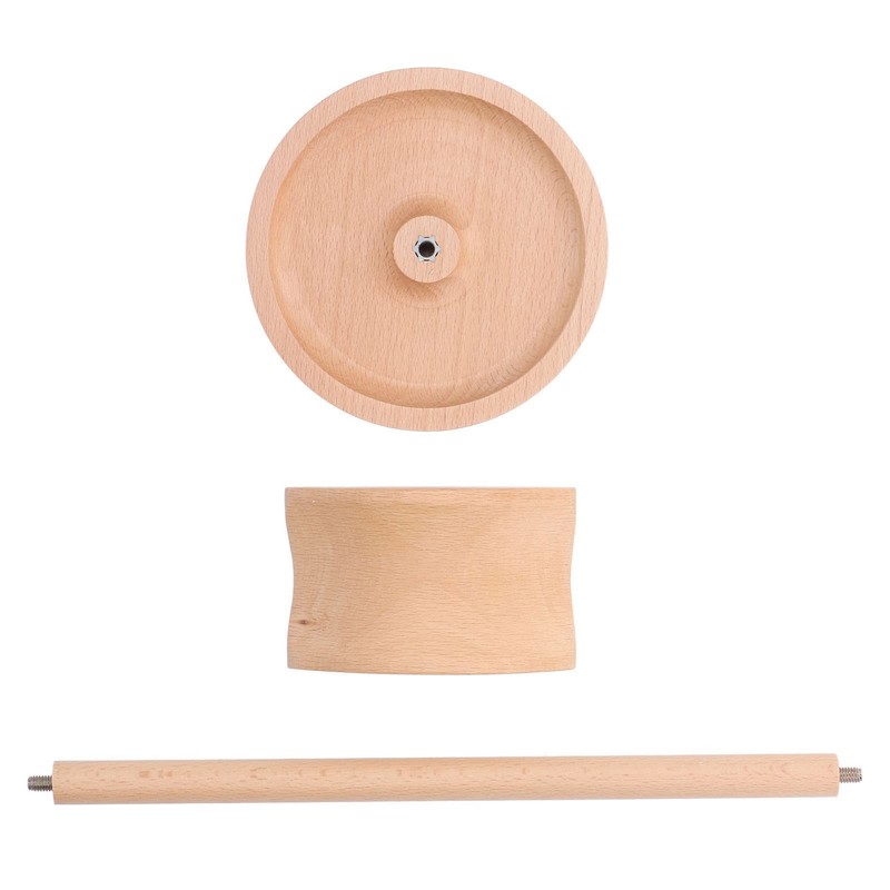ANKROYU Wood Headphone Stand Solid Beech Wood Headphone Holder Ergonomic