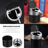LegendTech Stainless Steel Ashtray with Lid, Portable Windproof Ashtray Large