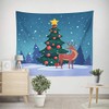 Rose Christmas Pastry Wall Hanging Decor Decor Decor Reindeer &
