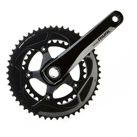 SRAM Rival 22 Crankset - 172.5mm, 11-Speed, 52/36t, 110 BCD, GXP Spindle Interface, Black