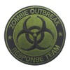 PHOENIX IKKI Zombie Outbreak Zombie Outbreak Response Team Biohazard Embroidered