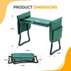 Simple Deluxe Garden Kneeler and Seat, Foldable Kneeling Stool with