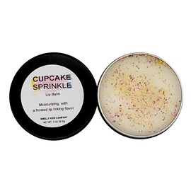 Cupcake Sprinkle Lip Balm- Smelly Kids Company| Natural Ingredients| moisturizing| kid friendly| party favor| gift basket item| handcrafted - 1oz