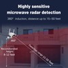 onovatpol Solar Fake Security Camera with Motion Sensor Light&Audio& Sound&Doorbell