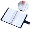 boshiho Leather Credit Card Holder Business Card Case Book Style