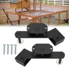 Chicken Coop Wheel Kit for Most Chicken Coops, Cages
