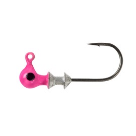Bobby Garland Crappie Pro Jig Heads for Soft Plastic Crappie Fishing Baits, Fishing Lures for Freshwater, Pack of 10, Pink, 1/32 oz