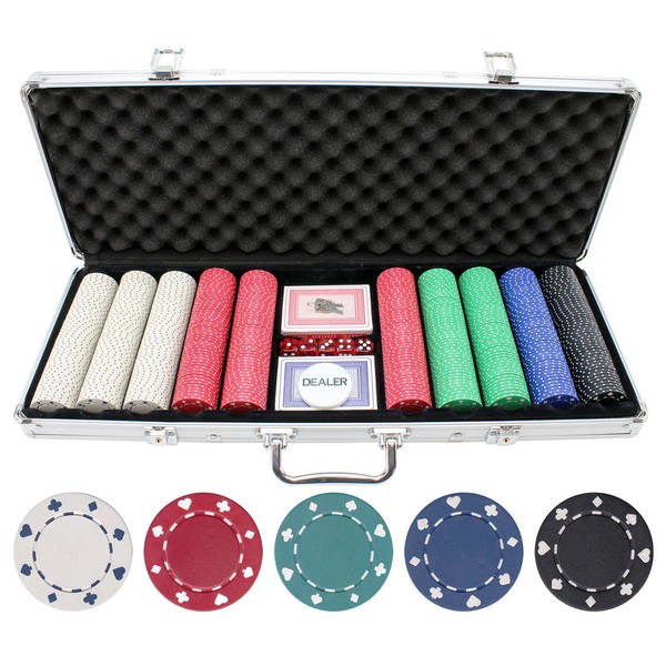 Versa Games 11.5g 500pc Suited Poker Chip Set