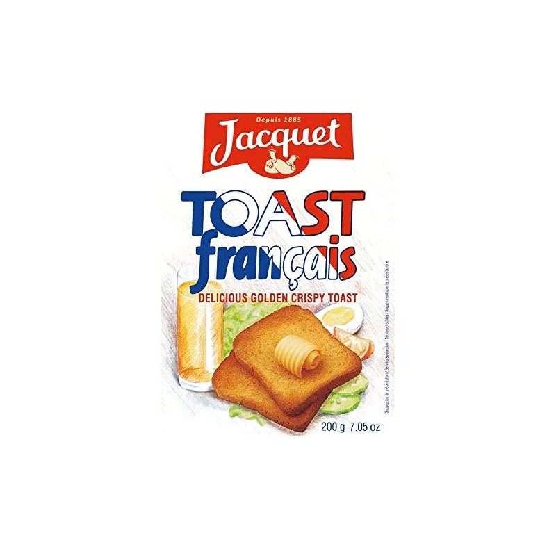Jacquet Toast Francais - 200g - (Pack of 4)