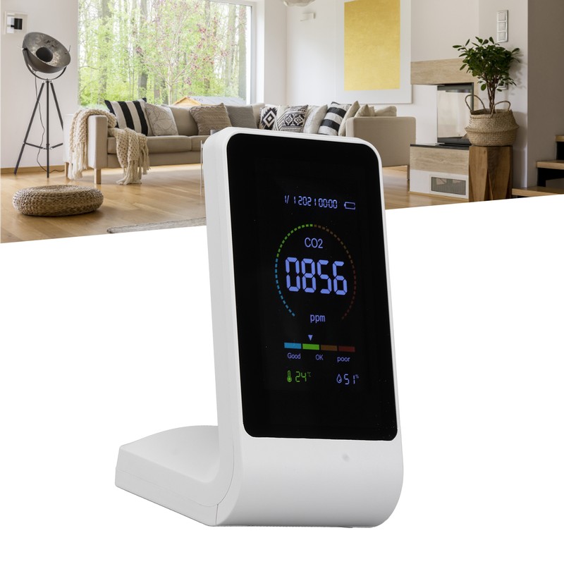 CO2 Monitor Carbon Dioxide Detect Indoor Air Quality Monitor Temperature