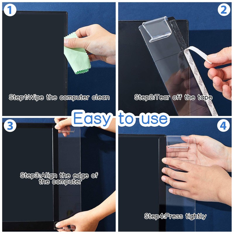 Zonon 2 Pcs Multifunction Computer Monitor Memo Board Computer Message