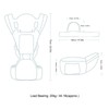 Adjustable Baby Carrier Breathable Newborns Toddlers Ergonomic Thickening HipseatCyan