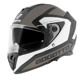 Bogotto FF122 BGT Helmet, Grey/White, 2XL