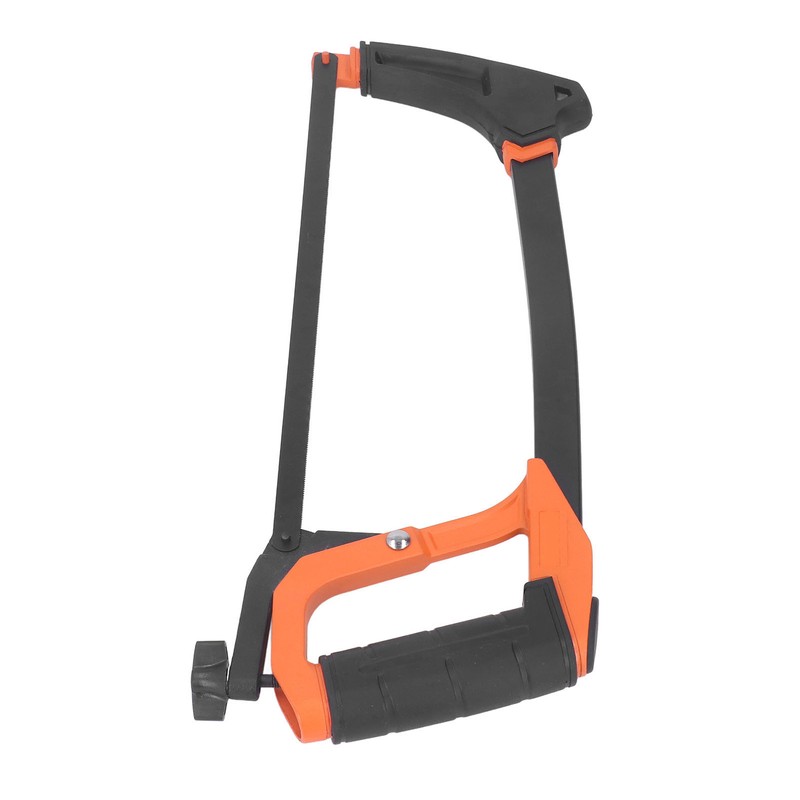 Hacksaw Frame 12in Adjustable Aluminum Alloy Hand Saw Frame Rubber