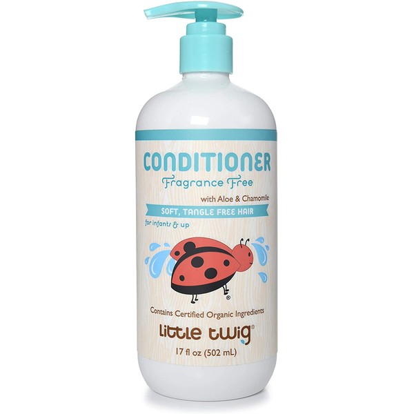 Little Twig Conditioner, Natural Plant Derived Formula, Fragrance Free, 17