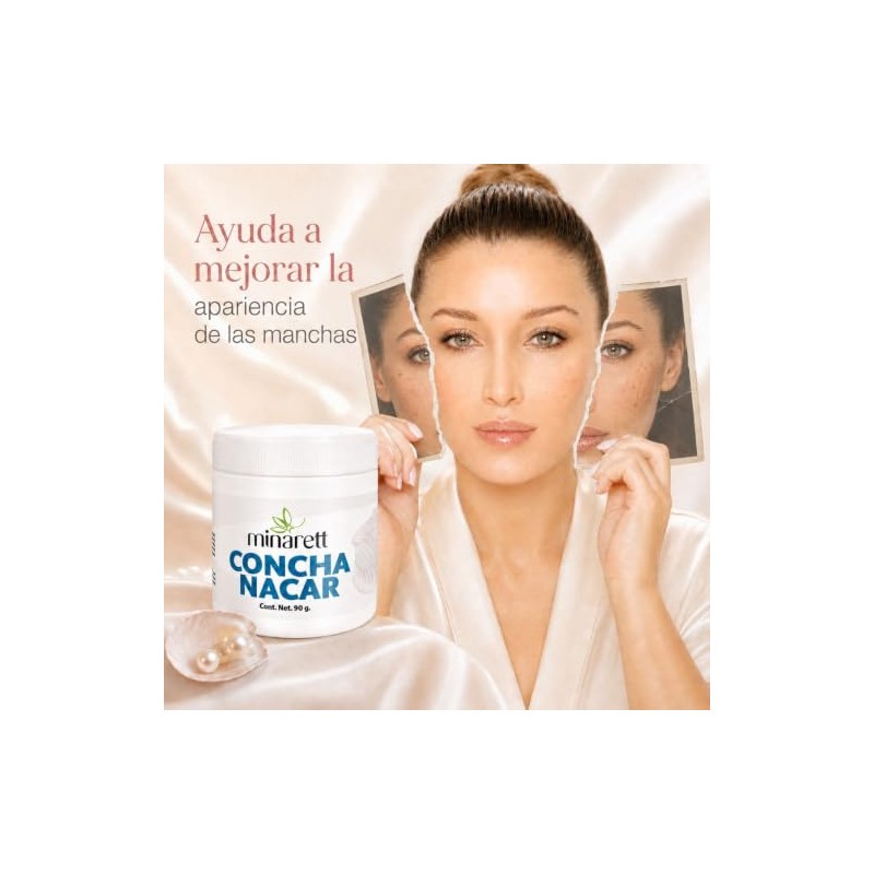 by Minarett Concha Nácar 115 gr Aclarante Regeneradora y Reduce