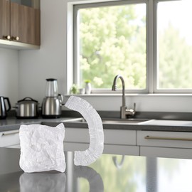 10 Pcs Thickened Disposable Dust Cover,Clear Kitchen Appliance Covers,Elastic Household Kitchen Appliance Universal Dustproof Protective Cover,for Toaster Oven Blender Pressure Cooker Accessories
