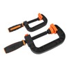 2Pcs C Clamp 2 Inch 3 Inch Adjustable Quick Release
