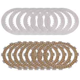 Road Passion 15pcs Clutch Discs Clutch Discs Kit 21441-44B00-000 21441-44B01-000 21451-44B00-000 Compatible with Suzuki DR800 1990-1997