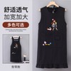 Adult Waterproof Sleeveless Vest Apron with Korean Embroidery for Household Kitchen Use Pastoral Style Strap Apron [Red] 15ea